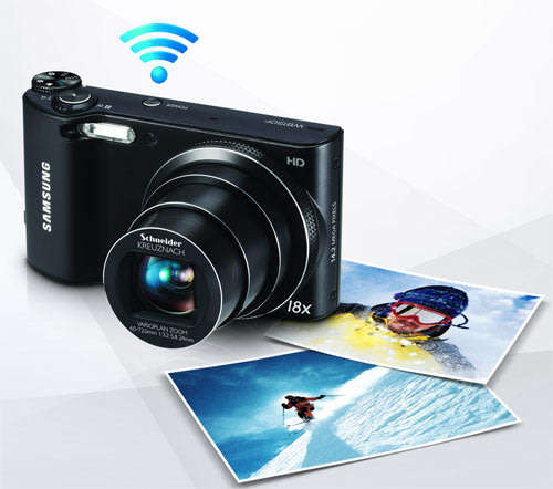 Samsung WB150F Digital Camera - (14 MP, 18x Optical Zoom) 3 inch LCD Screen