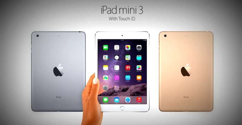 APPLE IPAD MINI 3 | 64GB | WiFi | GOLD | RETINA DISPLAY | MGY92HC/A IPAD MINI3