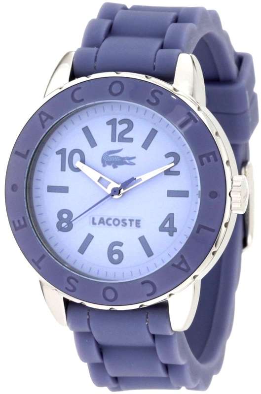 Lacoste Rio Purple Silicone Analog Quartz Women's Watch with Purple Dial 2000687 - Brand New