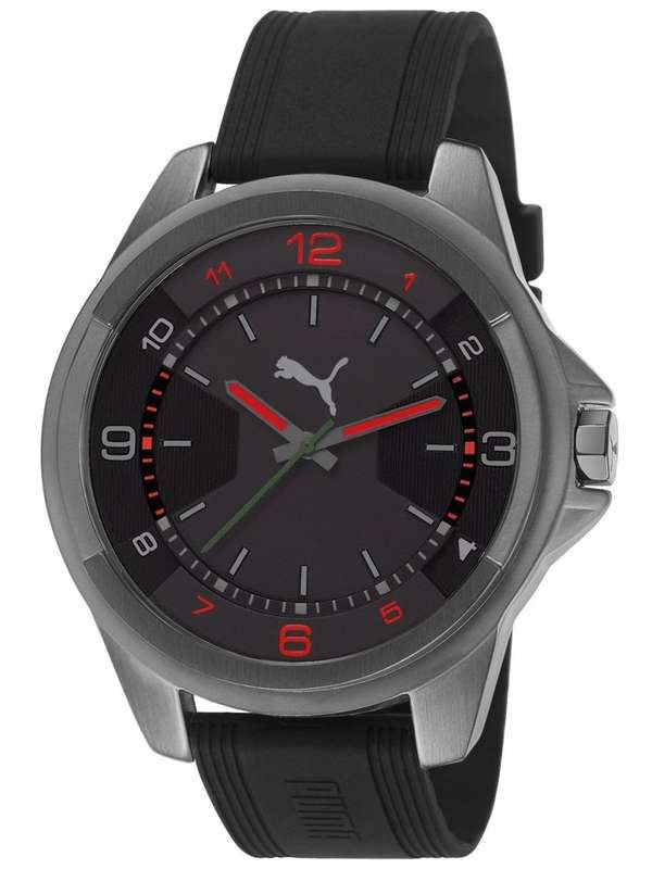 Puma THEME Ultrasize Black Silicone Strap Men's Watch PU103511005  - BRAND NEW *** PUMA ***