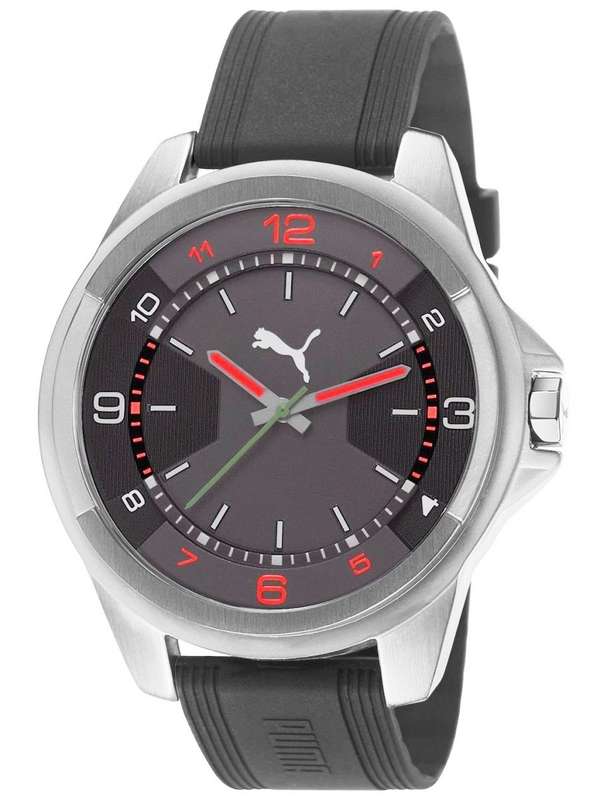 Puma THEME Ultrasize Black Silicone Strap Men's Watch PU103511005  - BRAND NEW *** PUMA ***