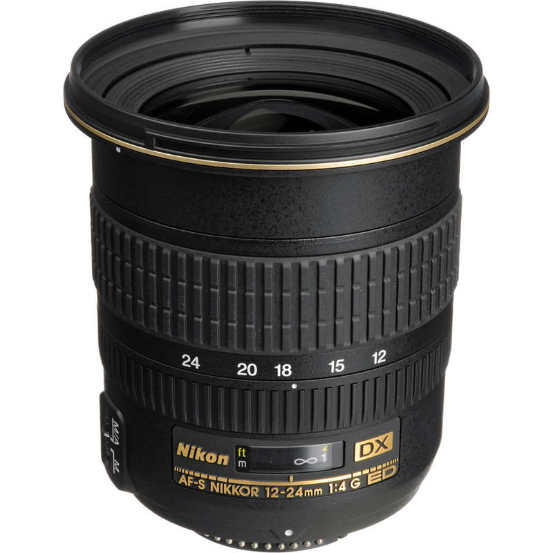 Nikon AF-S DX Zoom-Nikkor 12-24mm f/4G IF-ED Lens for Nikon DSLR Cameras - BARGAIN