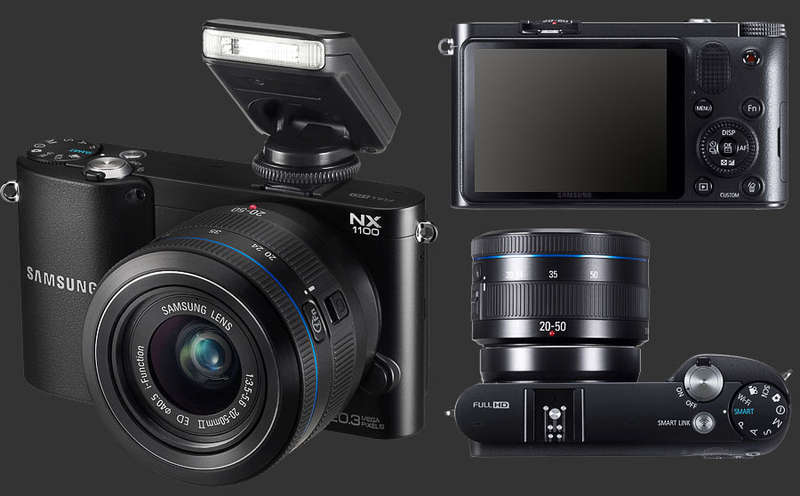 Samsung NX1100 20.3MP CMOS Smart | WiFi | FULL HD | Digital Camera + 20-50mm Lens