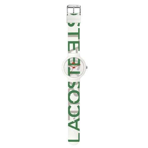 Lacoste Goa Green/White Dial Rubber Unisex Watch 2020062