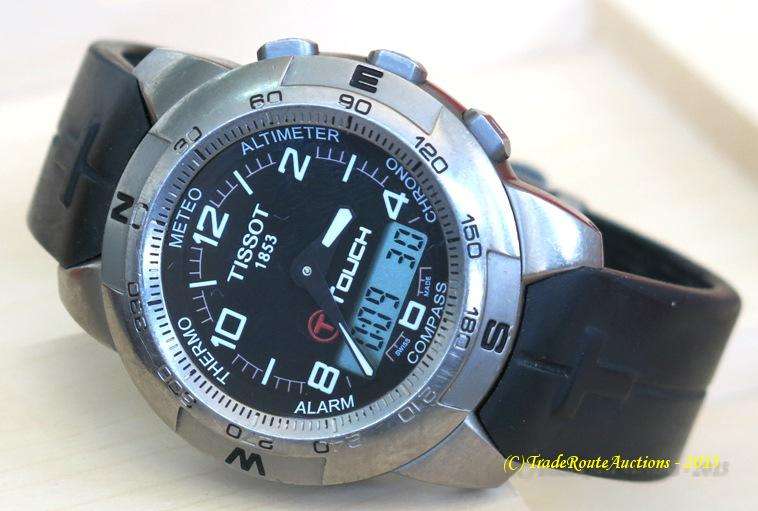 TISSOT T-TOUCH Z253/353 TITANIUM Multifunction Chronograph MEN'S WATCH