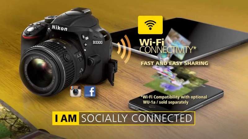 Nikon D3300 24.2 MP CMOS Digital SLR with AF-S DX NIKKOR 18-55mm f/3.5-5.6G VR II Zoom Lens (Black)