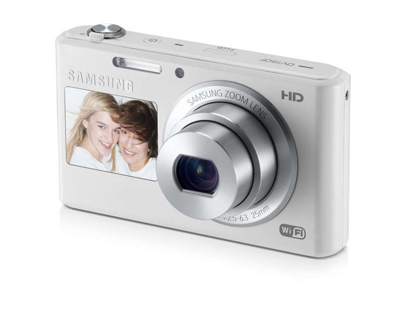 Samsung DV150F 16.2MP Smart WiFi Digital Camera with 5x Optical Zoom & 2.7" / 1.48" front LCD