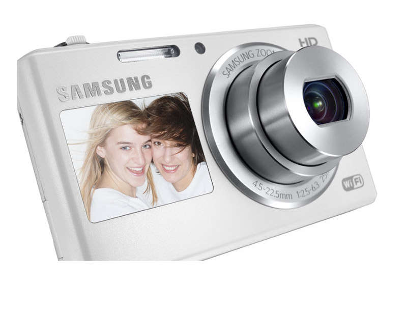 Samsung DV150F 16.2MP Smart WiFi Digital Camera with 5x Optical Zoom & 2.7" / 1.48" front LCD