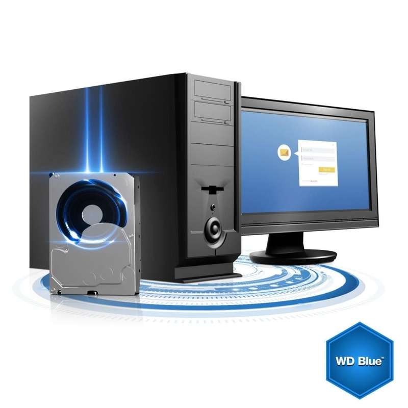 Western Digital BLUE 4TB HDD Internal 3.5" - 5400rpm SATA 6Gb/s 64MB Cache 3.5" Internal Hard Drive
