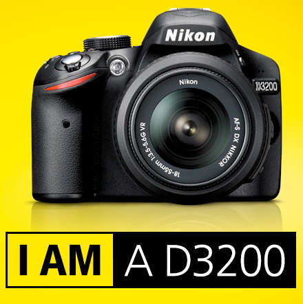 Nikon D3200 24.2 MP CMOS Digital SLR with 18-55mm VR Zoom Lens Kit - 24.2 MP