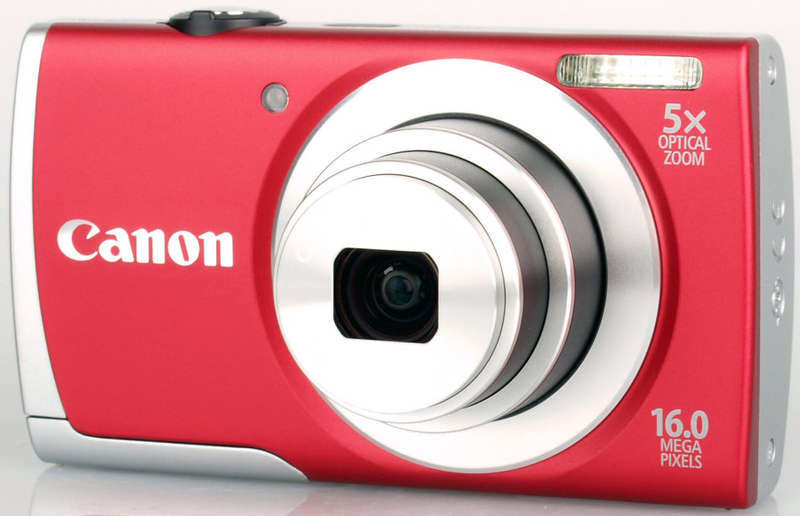 Canon PowerShot A2600 IS 16.0 MP Digital Camera with 5x Optical Zoom 720p Full HD Video Recording