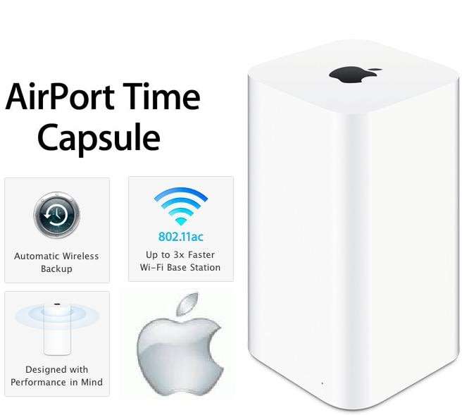 APPLE AIRPORT TIME CAPSULE  2TB 802.11n - 2 TB - A1470 - ME177Z/A