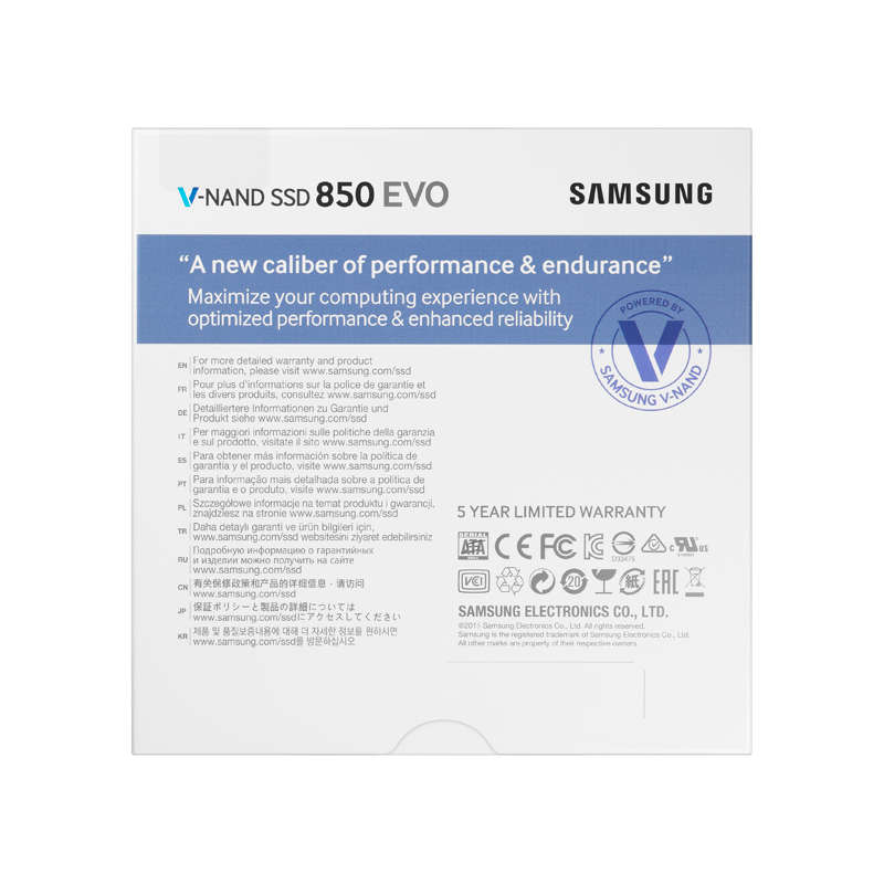 SAMSUNG V-NAND SSD 850 EVO 250GB - SOLID STATE DRIVE - OPEN BOX DEMO