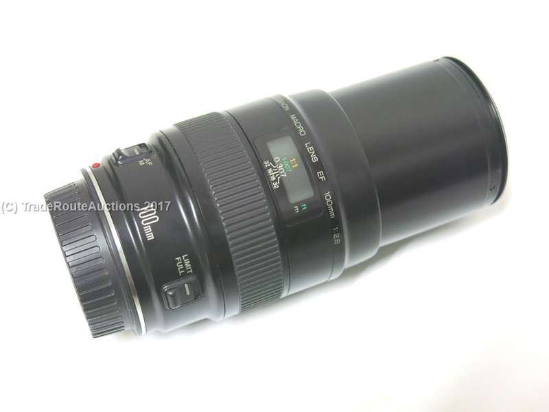 Canon EF 100mm f2.8 Macro Wide Angle Lens for Canon DSLR Cameras