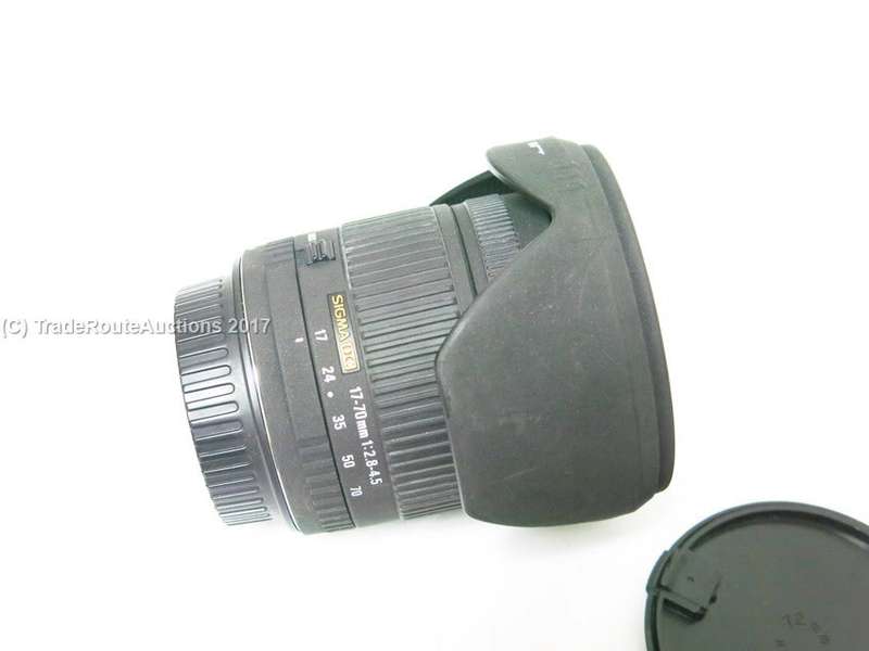 SIGMA DC 17-70mm 1:2.8-4.5 LENS for CANON DIGITAL SLR CAMERAS