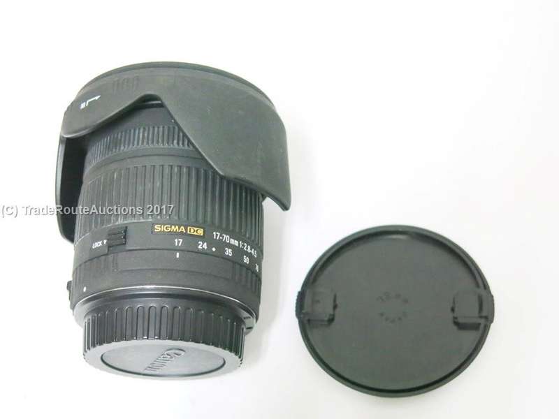SIGMA DC 17-70mm 1:2.8-4.5 LENS for CANON DIGITAL SLR CAMERAS