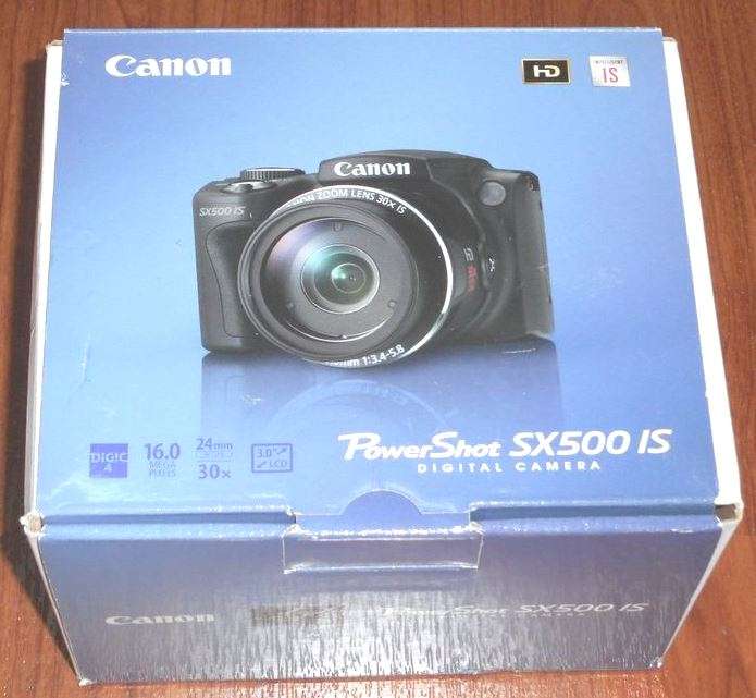 Canon PowerShot SX500 IS 16.0 MP with 30x Wide-Angle Optical IS Zoom and 3.0-Inch LCD
