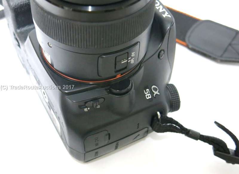 Sony SLT-A58 Digital SLR Kit with 18-55mm Zoom Lens, 20.1MP SLR Camera with 2.7Inch Tilt LCD