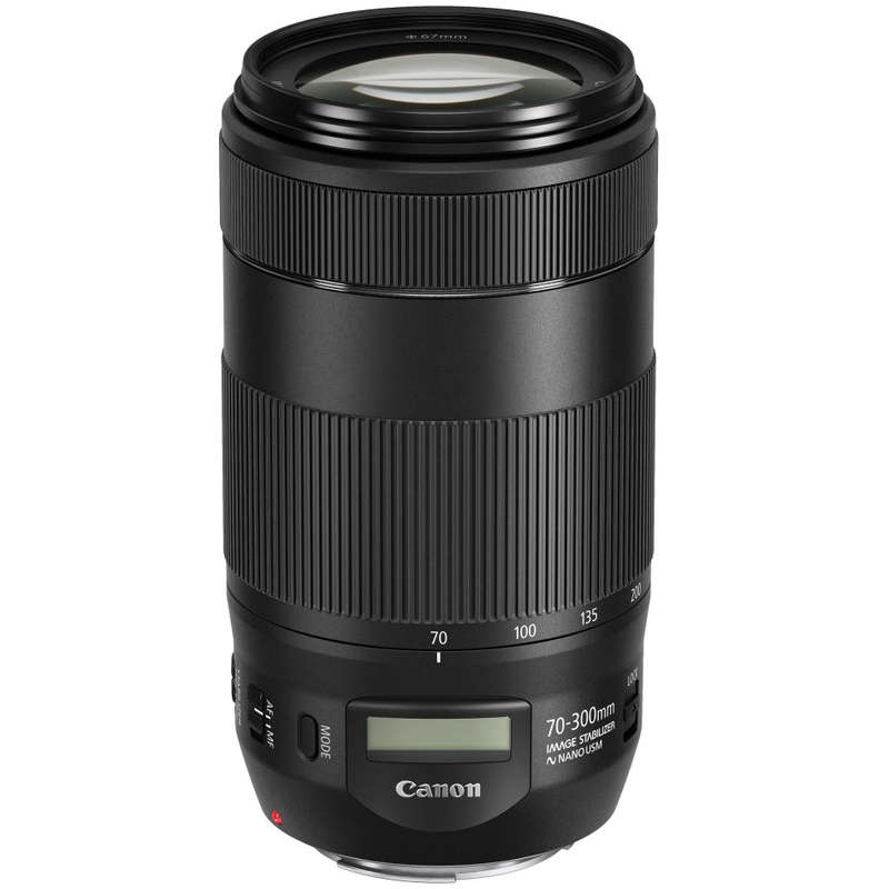 Canon EF 70-300mm f/4-5.6 IS II USM Lens with LCD Display for Canon DSLR Cameras