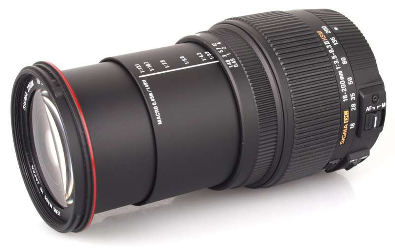 SIGMA 18-200mm F3.5-6.3 DC OS II HSM for NIKON DSLR Cameras - OPTICAL STABILIZER