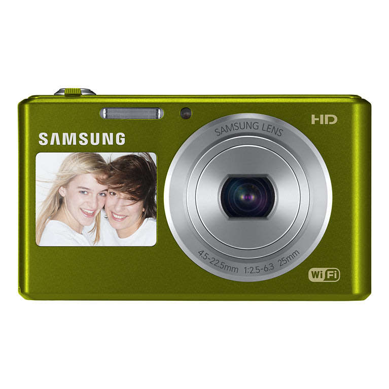 Samsung DV150F 16.2MP Smart WiFi Digital Camera with 5x Optical Zoom & 2.7" / 1.48" front LCD