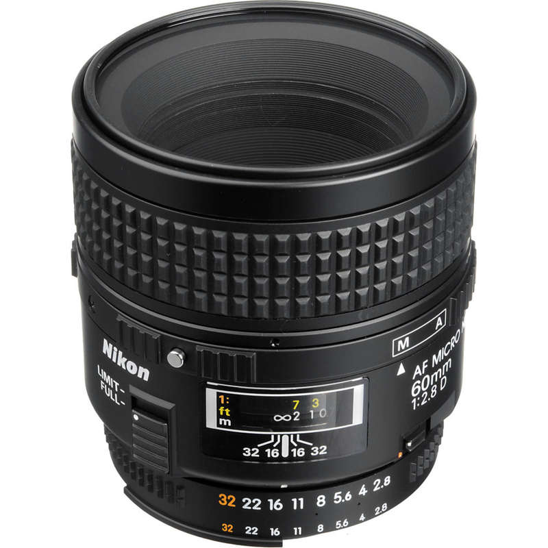 Nikon AF Micro NIKKOR 60mm f/2.8D Fixed/Prime Macro Lens