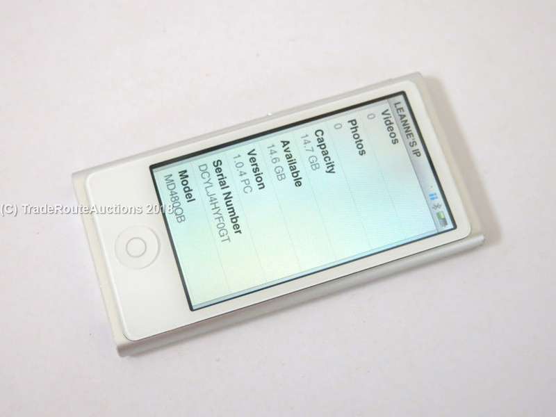 APPLE 16GB IPOD NANO - SILVER (7TH GENERATION, 2015 MODEL) | MD480QB