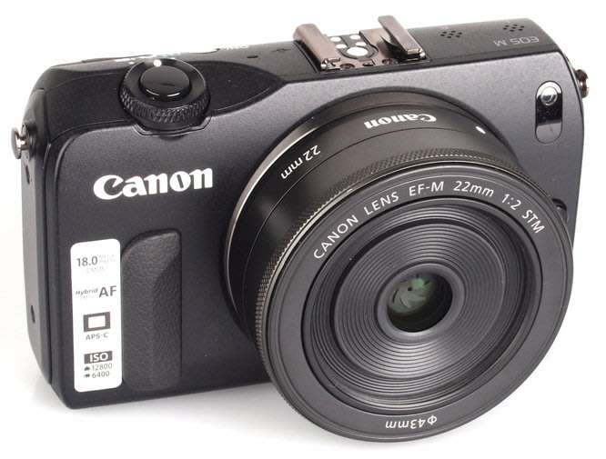 Canon EOS-M Mirrorless Digital Camera with EF-M 22mm f/2 STM Lens Kit