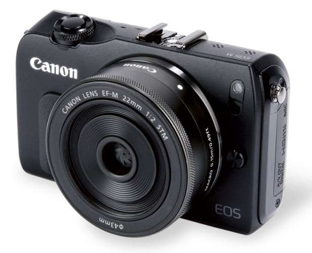 Canon EOS-M Mirrorless Digital Camera with EF-M 22mm f/2 STM Lens Kit