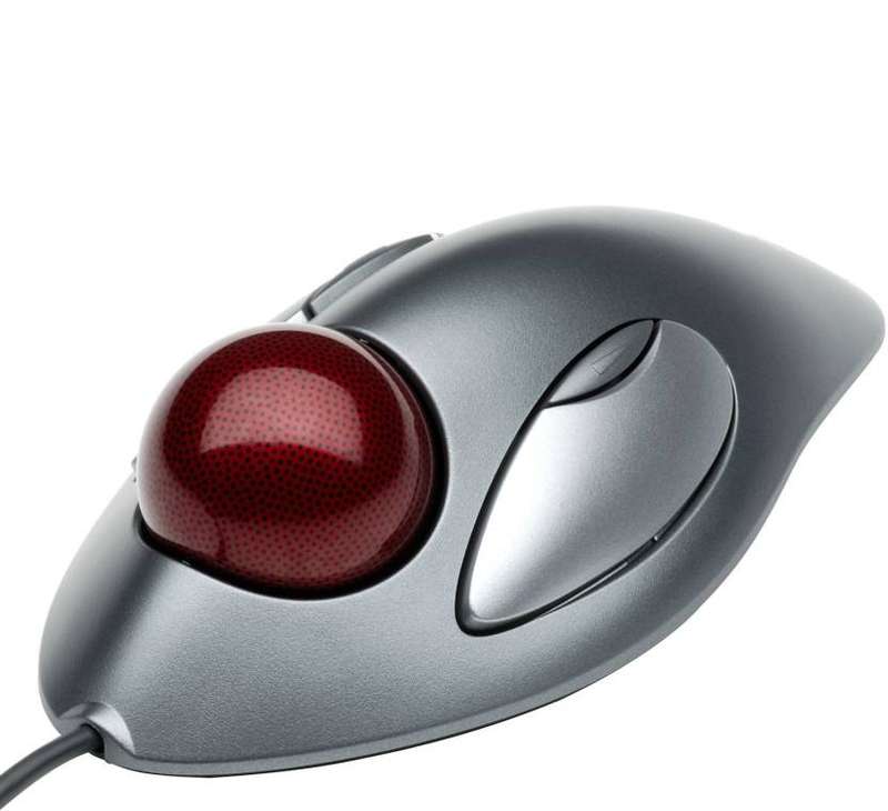 Logitech Trackman Marble Mouse, Four-Button, Programmable, Dark Gray - Brand new sealed box