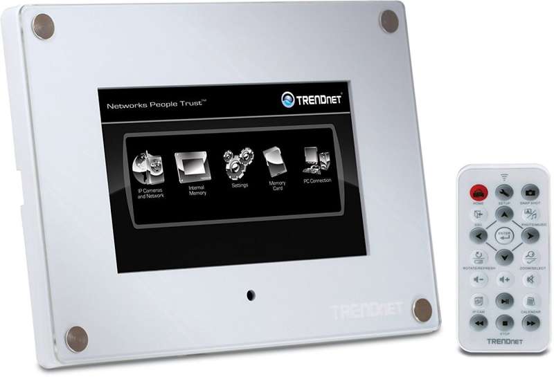 TRENDnet 7-Inch Wireless Internet Surveillance Camera and Photo Monitor, TV-M7