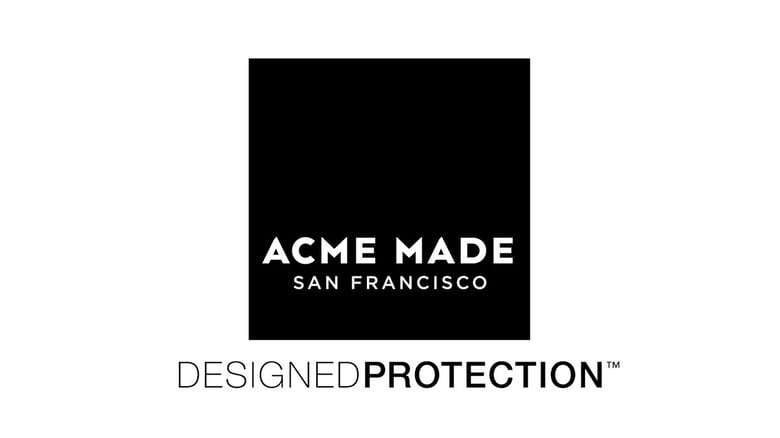 Acme Made - Skinny Sleeve for 12` Macbook  (Grey Poppy Orange)