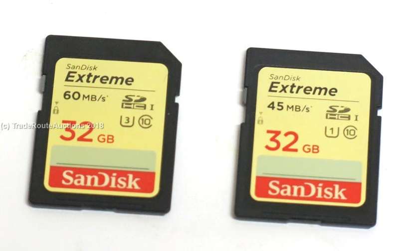2 X 32GB SDHC CARDS SD Cards - 1 BID wins all 2 cards