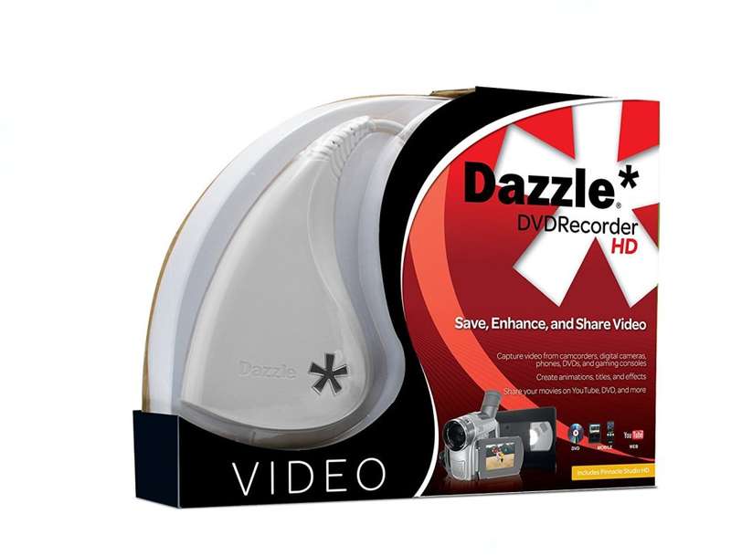 Dazzle DVD Recorder HD - Dazzle USB Video Capture - Pinnacle studio for Dazzle