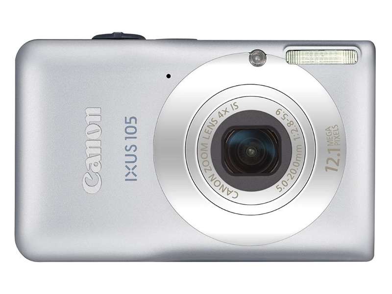 Canon IXUS 105 Digital Camera - (12.1 MP, 4x Optical Zoom) 2.7 Inch PureColor LCD