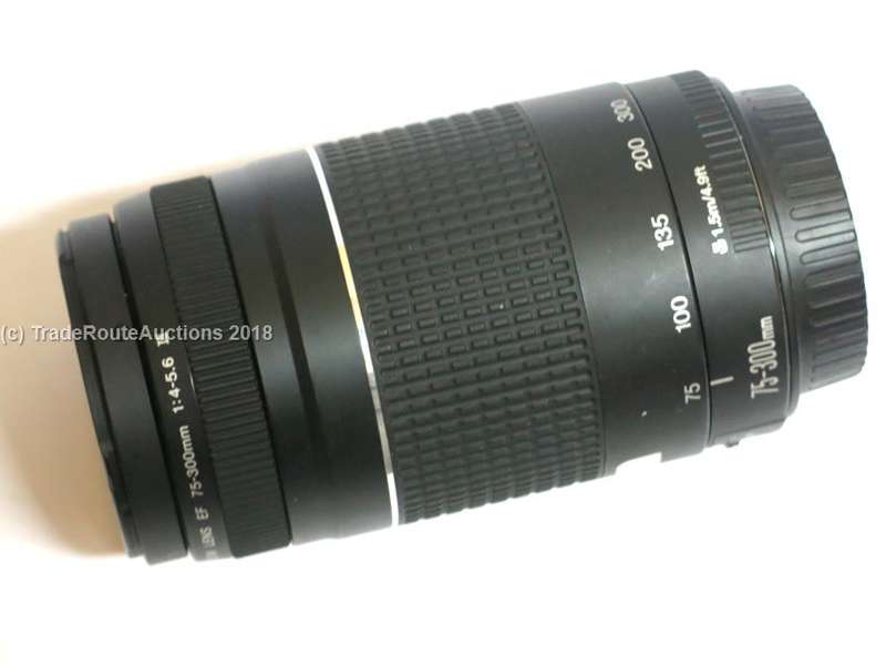 CANON EF 75-300mm TELEPHOTO ZOOM LENS for CANON DSLR Cameras - plz read