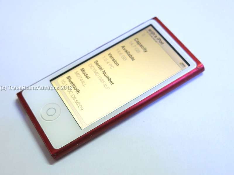 APPLE 16GB IPOD NANO - RED (7TH GENERATION) | MD744LL
