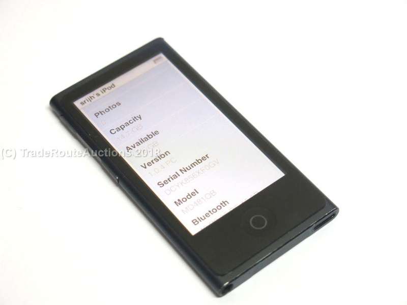 APPLE 16GB IPOD NANO - BLACK (7TH GENERATION) | MD481QB