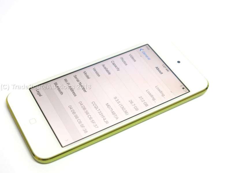 Apple iPod Touch | WHITE/GREEN | 32GB | 5th Generation | A1421 | MD714FD/A | RETINA DISPLAY