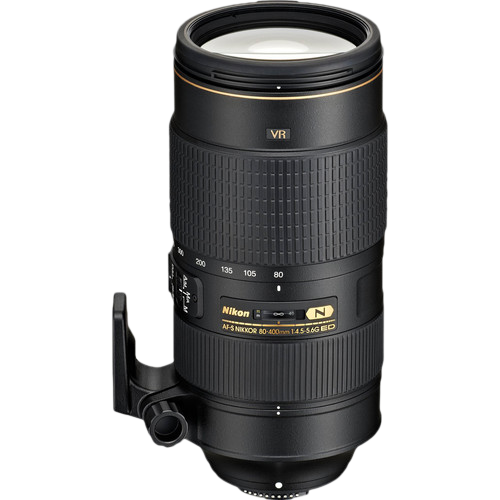 Nikon AF-S NIKKOR 80-400mm f4.5-5.6G ED N VR Zoom Lens for Nikon Digital SLR Cameras