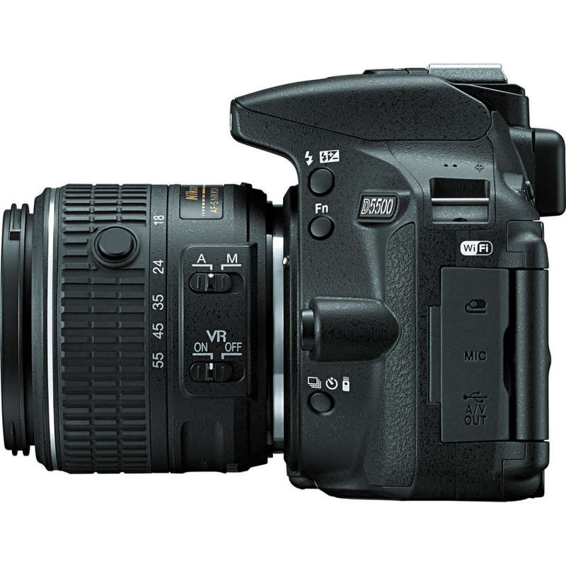 NIKON D5500 DSLR CAMERA BODY plus Nikon AF-s Zoom Nikkor 18-55mm VR ii Lens Kit