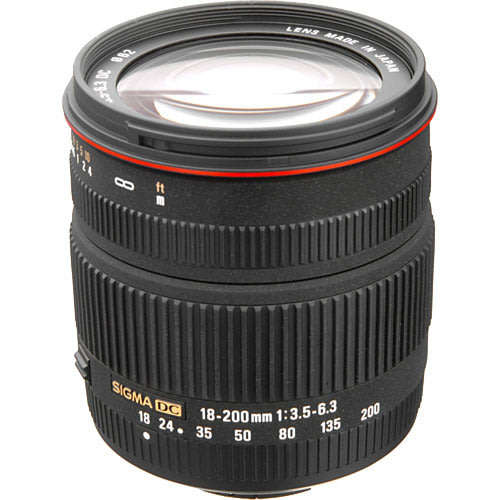 SIGMA 18-200mm F3.5-6.3 DC for CANON DSLR Cameras