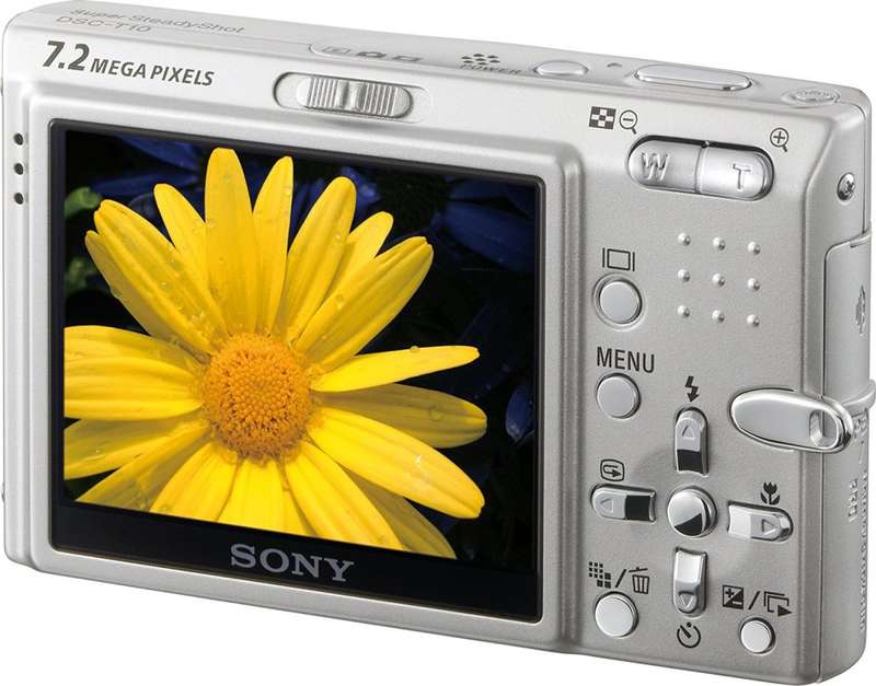 Sony Cybershot DSC-T10 7.2MP Digital Camera with 3x Optical Steady Shot Zoom