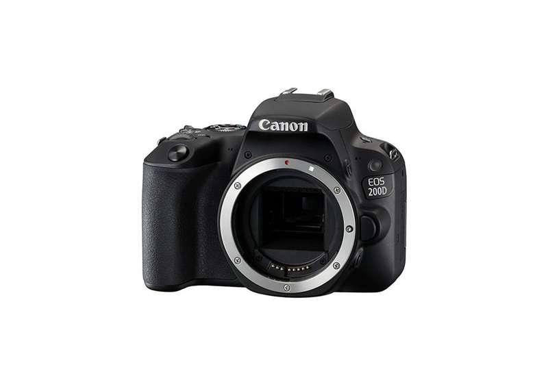 Canon EOS 200D DSLR Camera (Body Only) - 24.2MP - DIGIC 7 - Built-In Wi-Fi with NFC and Bluetooth