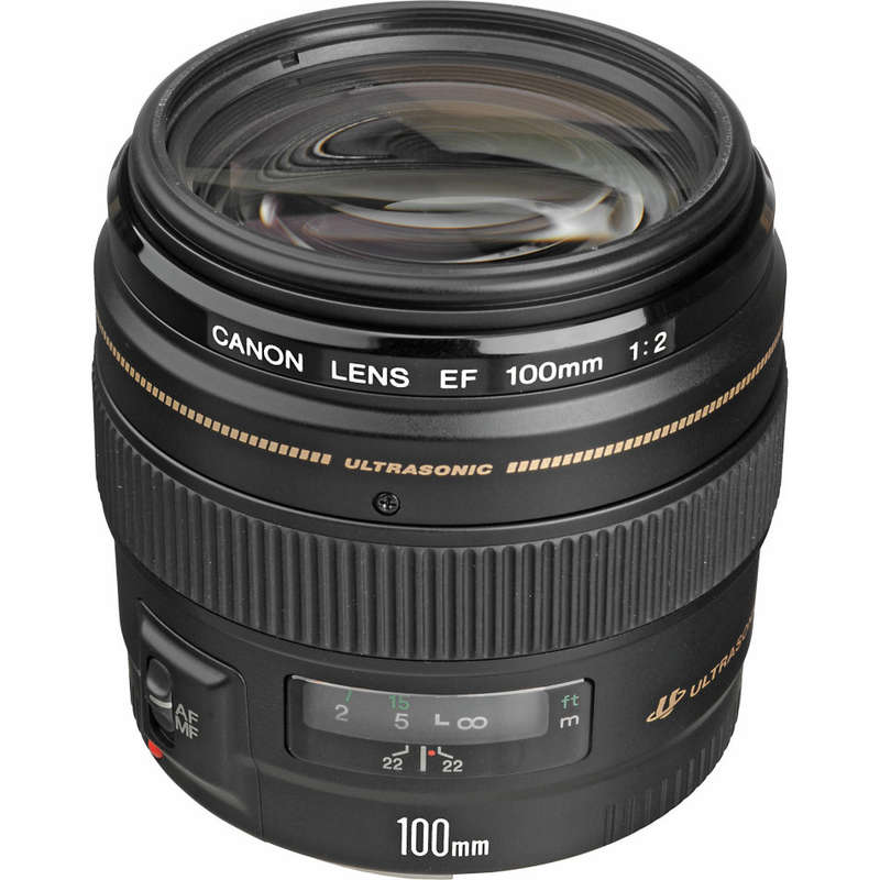 Canon EF 100mm f/2 USM Telephoto Prime Lens for Canon