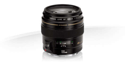 Canon EF 100mm f/2 USM Telephoto Prime Lens for Canon