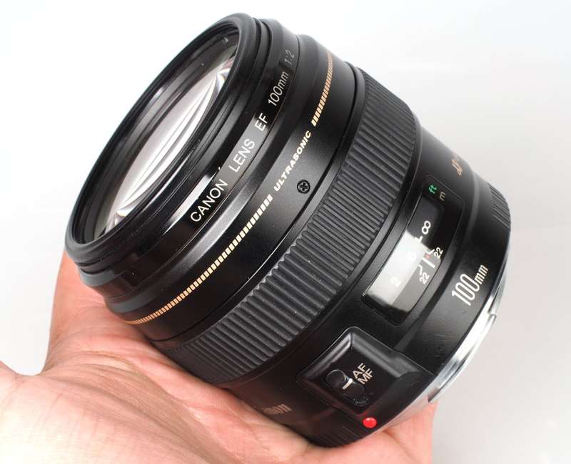 Canon EF 100mm f/2 USM Telephoto Prime Lens for Canon