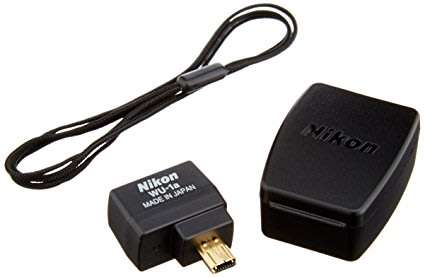 Nikon Genuine WU-1A Wireless Mobile Adapter - Works with D7100, D3300, D5200, D3200