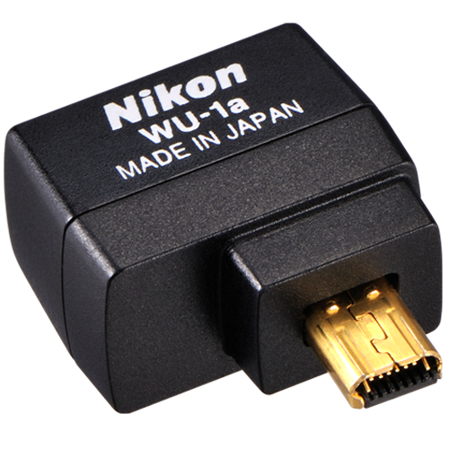 Nikon Genuine WU-1A Wireless Mobile Adapter - Works with D7100, D3300, D5200, D3200