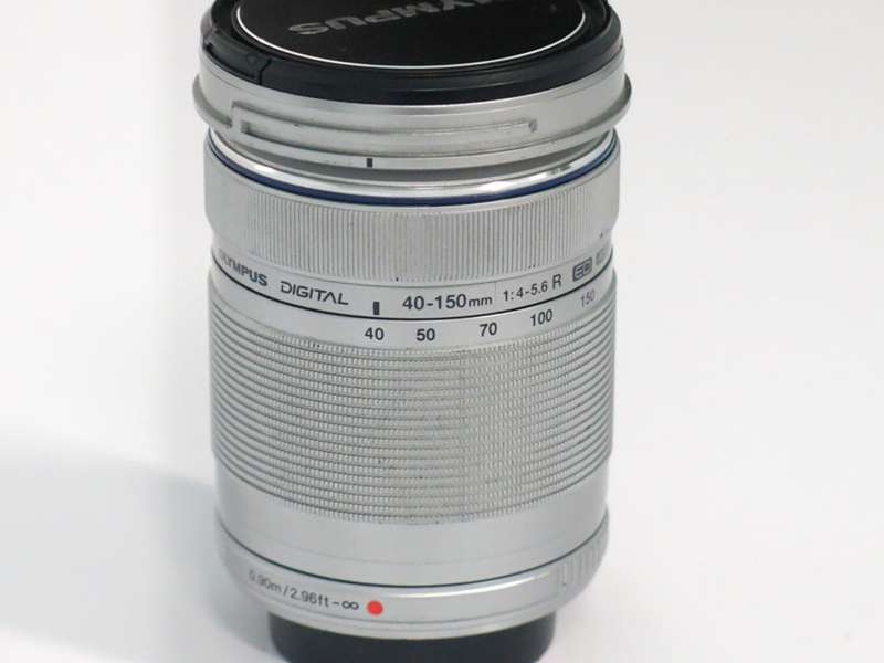 Olympus M.ZUIKO DIGITAL 40-150 mm F4.0-5.6 R LENS Silver for Olympus PEN Camera